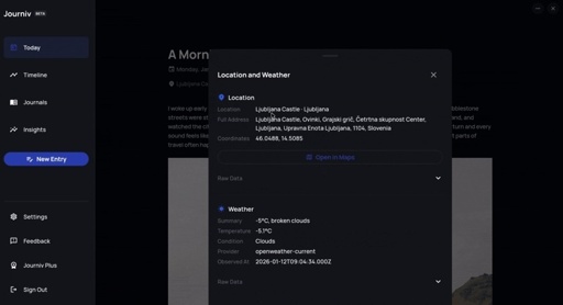 Journiv self hosted journal
